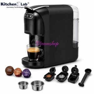 Machine à Café Kitchen Lab 4 en 1 – 1400W – 20 Bars