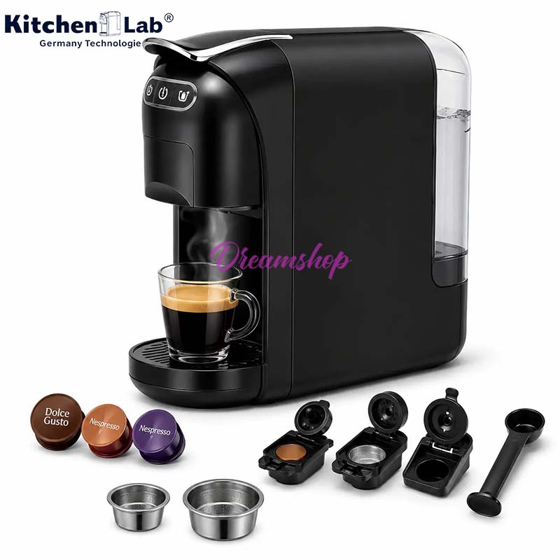 Machine à Café Kitchen Lab 4 en 1 – 1400W – 20 Bars