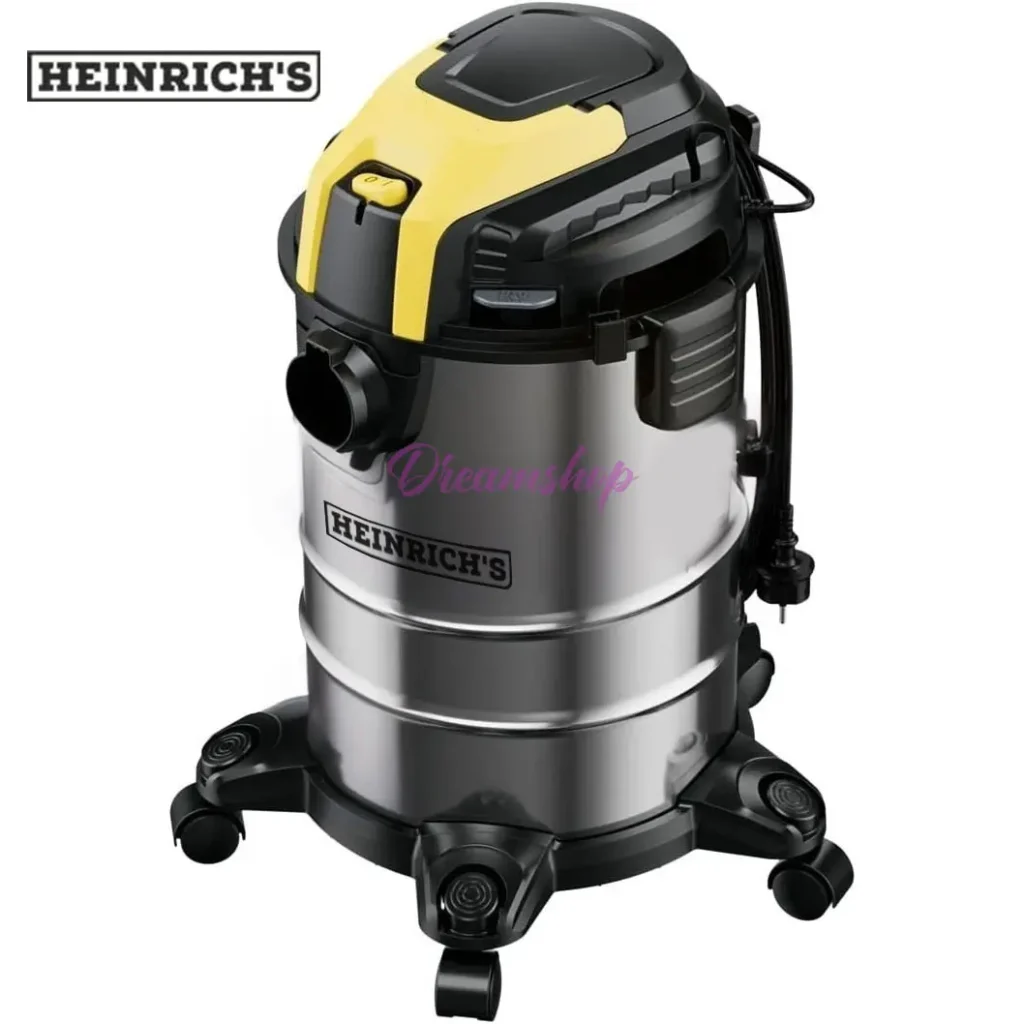 L’aspirateur Heinrich´s Germany Eau et Poussière Avec la fonctionne de Souffleur 2300 w et 25 L HBS 1804