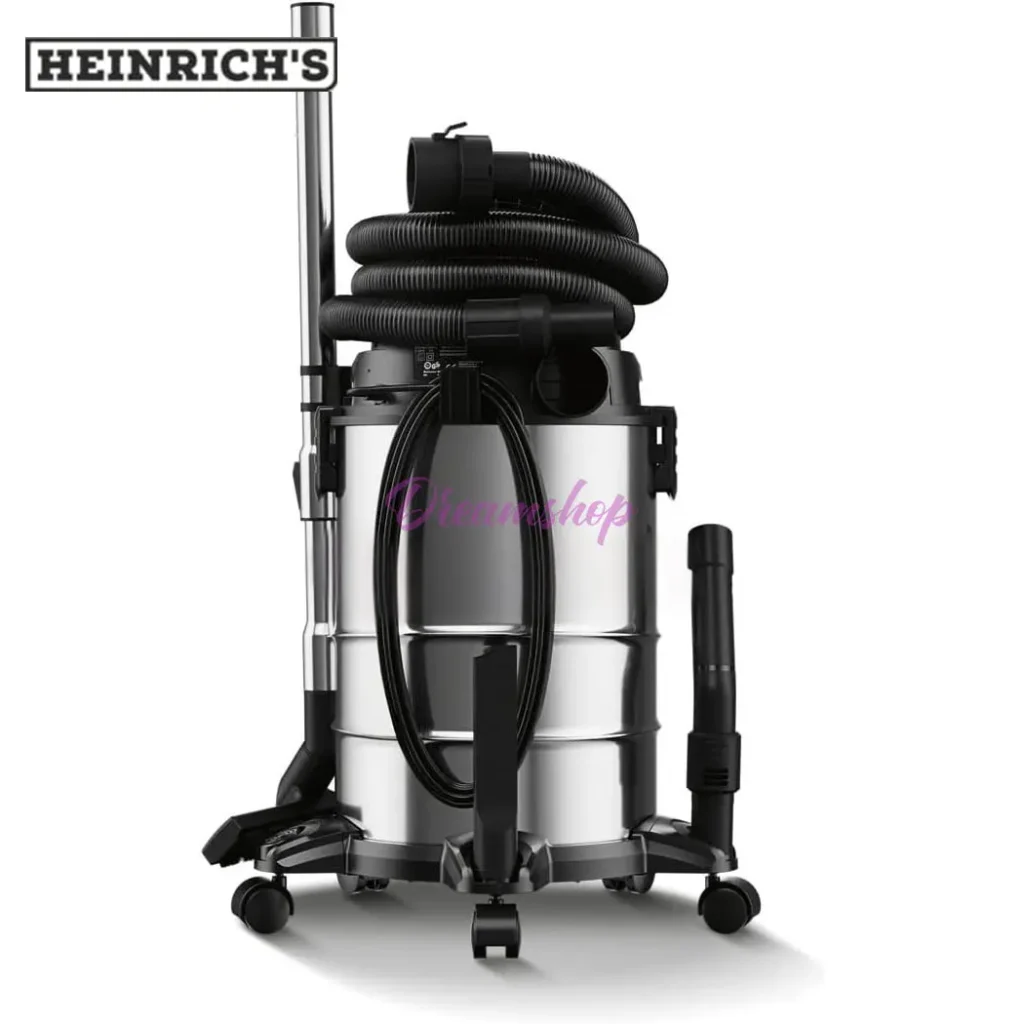 L’aspirateur Heinrich´s Germany Eau et Poussière Avec la fonctionne de Souffleur 2300 w et 25 L HBS 1804
