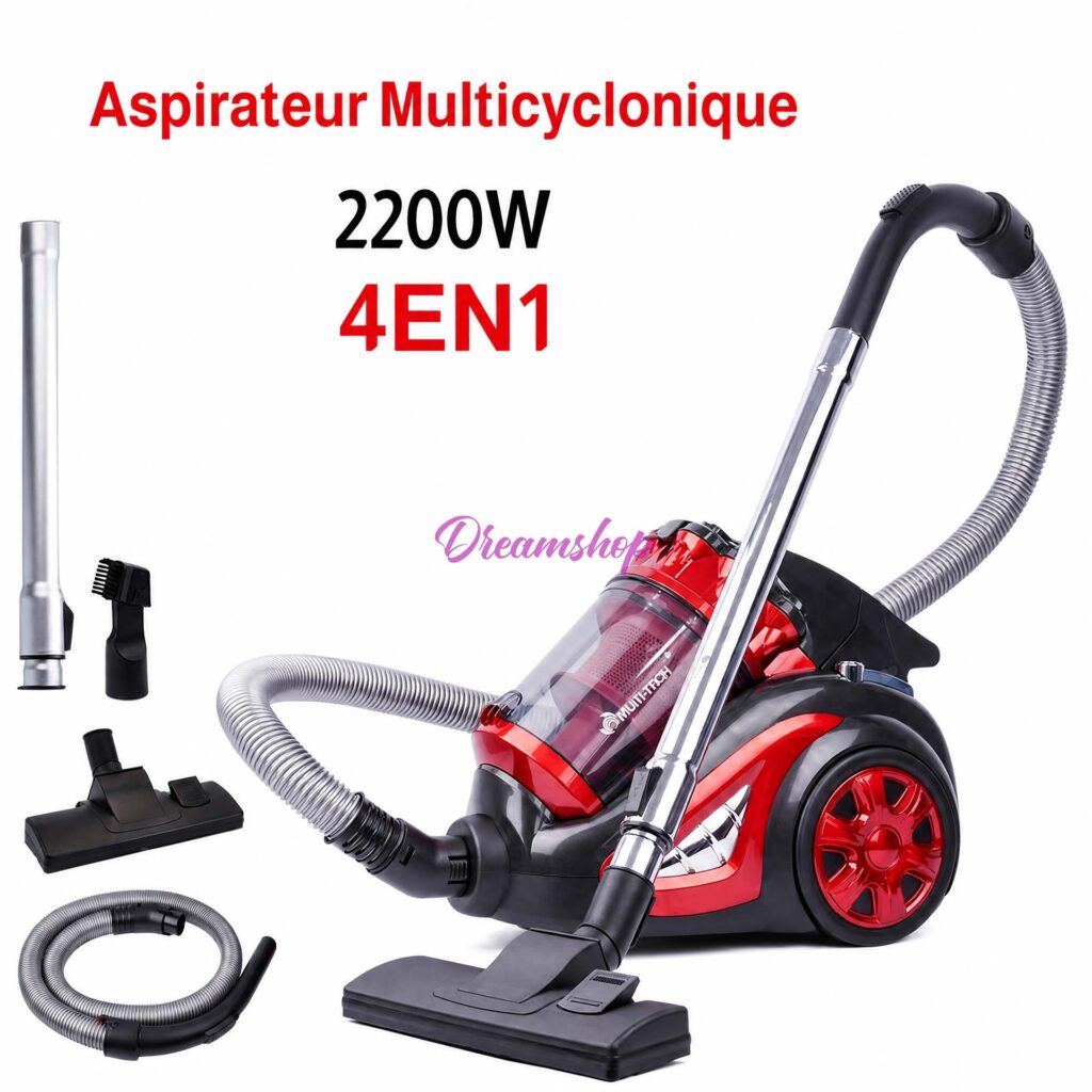 Aspirateur Sans Sac 4en1 Multi-Cyclonique 2200W MultiSmart