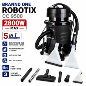 Aspirateur Laveur Injecteur Extracteur BRANND ONE ROBOTIX CC 9500 – 2800W – 5 en 1